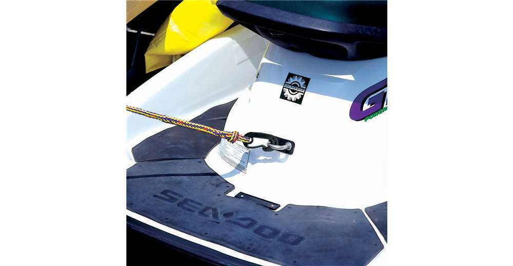 AIRHEAD Kwik Tek PWCD-2 PWC Dock Line 2 Pack w/ Snap Hooks Boat Jet Ski Anchor - JT Cycle & ATV