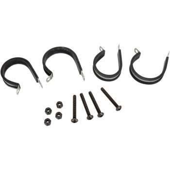 CAN AM COMMANDER MAVERICK WINDSHIELD 2" HARDWARE SET 4 CLAMPS ROLL CAGE MOUNT