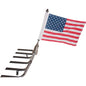 Pro Pad Fixed 1/2-inch Tour Pack Flag Mount with 6 X 9-inch Flag for Harley - JT Cycle & ATV