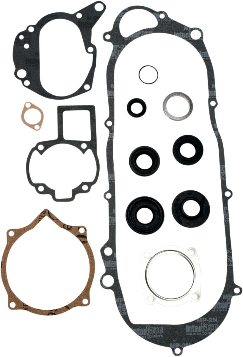 MOOSE RACING Complete Motor Gasket Kit with Oil Seals For Suzuki LT80 QuadSport Kawasaki KFX80