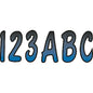 Registration Boat Jet Ski PWC Waverunner ID Sticker Kit Gradation 3" 146 Letters + Numbers