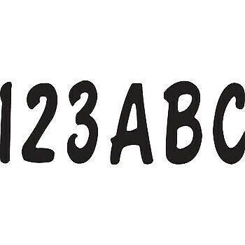 Registration Boat Jet Ski PWC Waverunner ID Sticker Kit Gradation 3" 146 Letters + Numbers