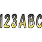 Registration Boat Jet Ski PWC Waverunner ID Sticker Kit Gradation 3" 146 Letters + Numbers