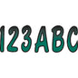 Registration Boat Jet Ski PWC Waverunner ID Sticker Kit Gradation 3" 146 Letters + Numbers