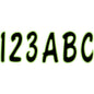 Registration Boat Jet Ski PWC Waverunner ID Sticker Kit Gradation 3" 146 Letters + Numbers