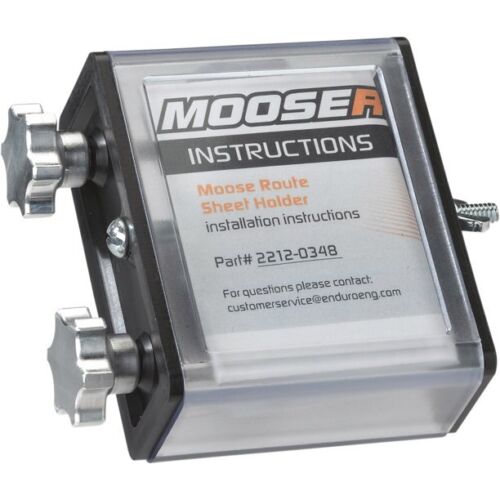 Moose Racing Enduro Side Load Route Sheet Holder FREE SHIP DRZ RMZ CRF KLR