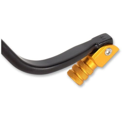 Moose by Hammerhead Premium Forged Gold Yellow Shift Lever: compatible with Suzuki RMZ450 / RMZZ450L (2008-Current) 11-0456-02-50
