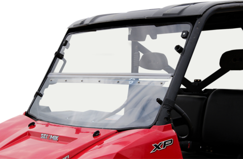 Seizmik Windshield Versa-Fold (UV Resistant Poly) Polaris Full Size Round Tube Ranger 800 / Diesel