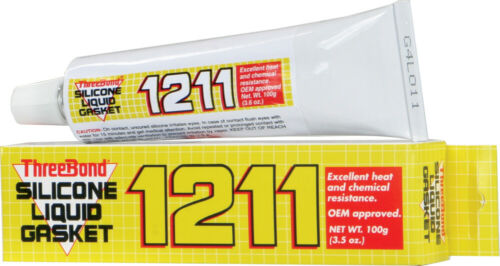 THREEBOND 1211 Silicone Liquid Gasket Crankcase Sealer Sealant 3.5 oz. net wt.