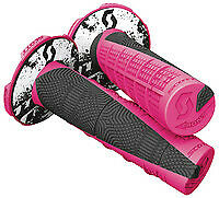 Scott Deuce Handlebar Grips With Donuts -NEON COLORS- Dirt Bike Motocross MX Twist Throttle - JT Cycle & ATV