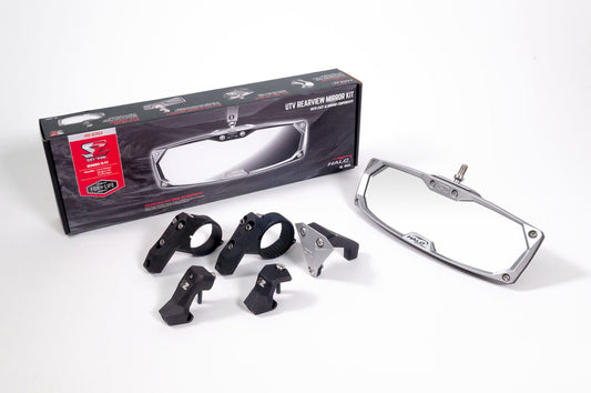 Seizmik #18024 Halo-RA CAST UTV Rearview Mirror with Cast Aluminum Bezel – 1.75″ Round Tube - JT Cycle & ATV