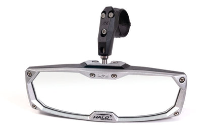 Seizmik #18025 Halo-RA CAST UTV Rearview Mirror with Cast Aluminum Bezel – 2″ and 1.875″ Round Tube ROPS - JT Cycle & ATV