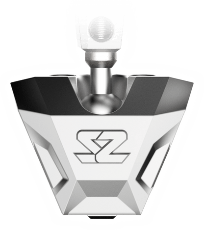 Seizmik #18025 Halo-RA CAST UTV Rearview Mirror with Cast Aluminum Bezel – 2″ and 1.875″ Round Tube ROPS - JT Cycle & ATV