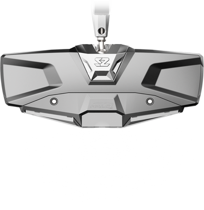 Seizmik #18019 Halo-RA LED UTV Rearview Mirror with Cast Aluminum Bezel – 1.75″ Round Tube - JT Cycle & ATV