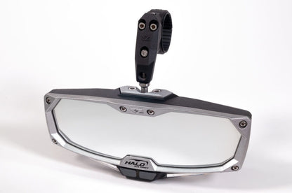 Seizmik #18020 Halo-RA LED UTV Rearview Mirror with Cast Aluminum Bezel – 2″ and 1.875″ Round Tube ROPS - JT Cycle & ATV