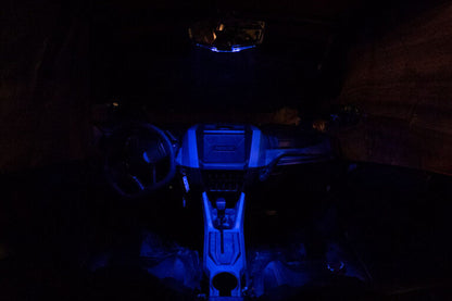 Seizmik #18021 Halo-RA LED UTV Rearview Mirror with Cast Aluminum Bezel – Polaris Pro-Fit Header Panel - JT Cycle & ATV