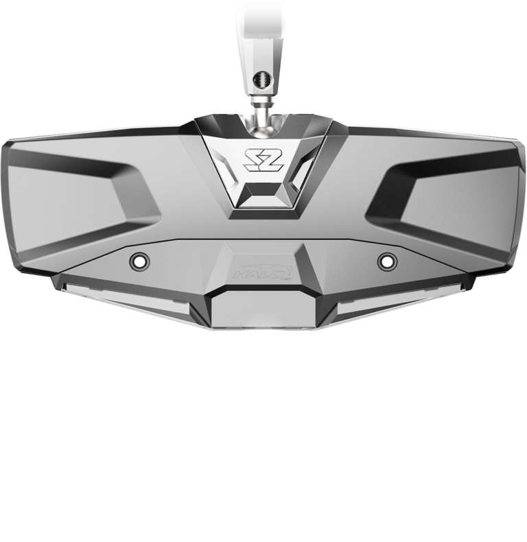 Seizmik #18021 Halo-RA LED UTV Rearview Mirror with Cast Aluminum Bezel – Polaris Pro-Fit Header Panel - JT Cycle & ATV