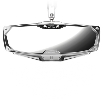 Seizmik #18021 Halo-RA LED UTV Rearview Mirror with Cast Aluminum Bezel – Polaris Pro-Fit Header Panel - JT Cycle & ATV