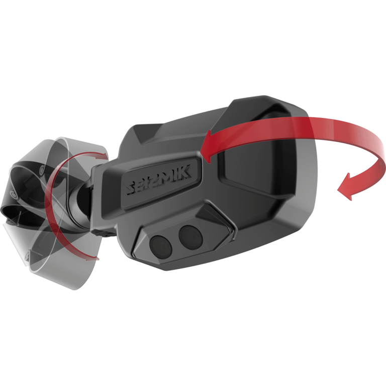 Seizmik #18088 Pursuit Night Vision Series Side View Mirror (Pair – Cast Aluminum) – Polaris Pro-Fit and Can-Am Profiled with BONUS Color Cap / Seal Kit Included - JT Cycle & ATV