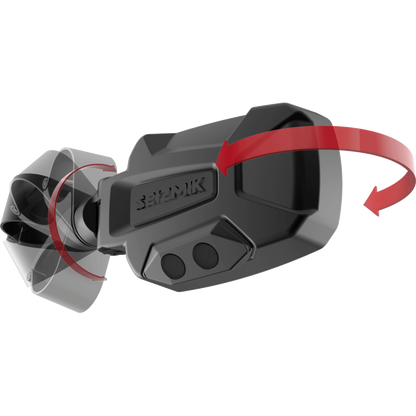 Seizmik #18088 Pursuit Night Vision Series Side View Mirror (Pair – Cast Aluminum) – Polaris Pro-Fit and Can-Am Profiled with BONUS Color Cap / Seal Kit Included - JT Cycle & ATV