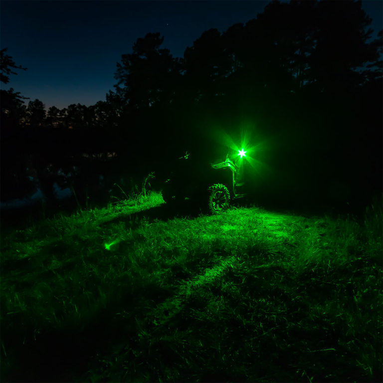 Seizmik #18086 Pursuit Night Vision Series Side View Mirror (Pair – Cast Aluminum) – 1.75″ Round Tube with BONUS Color Cap / Seal Kit Included - JT Cycle & ATV