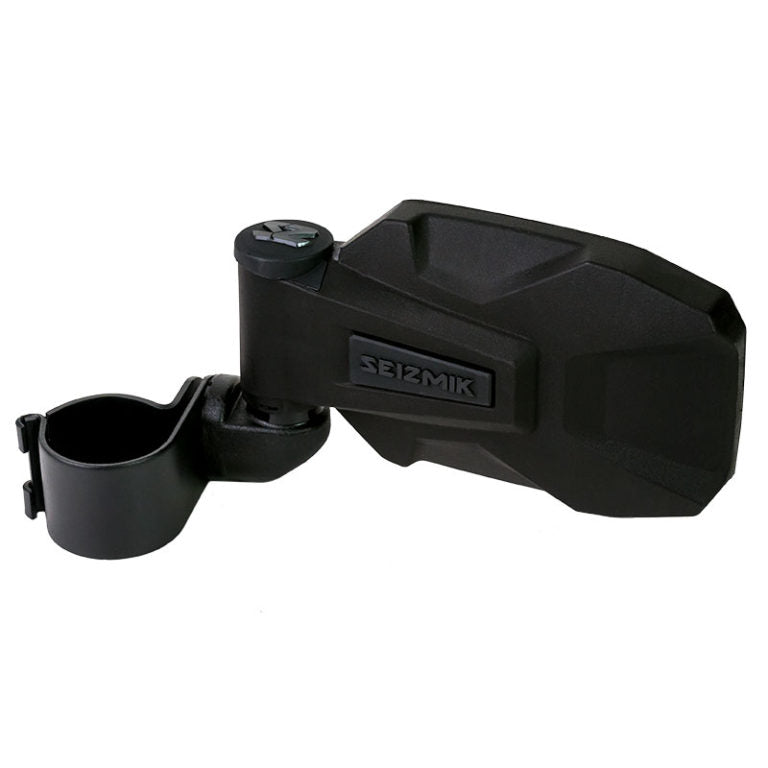 Seizmik #18092 Strike Side View Mirror Set (Pair – ABS) –2″ Round Tube with BONUS color Cap / Seal Kit - JT Cycle & ATV