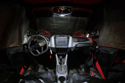 Seizmik #18001 Halo-RA LED UTV Rearview Mirror with Cast Aluminum Bezel – Polaris RZR Pro XP - JT Cycle & ATV