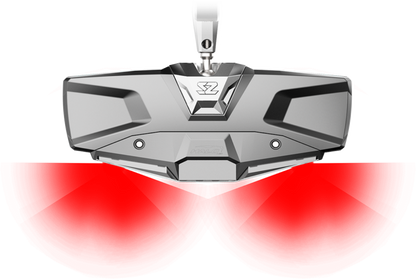 Seizmik #18001 Halo-RA LED UTV Rearview Mirror with Cast Aluminum Bezel – Polaris RZR Pro XP - JT Cycle & ATV