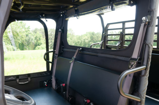 Seizmik # 04028 Rear Soft Dust and Window Panel – Kawasaki Mule Pro FX/FXT - JT Cycle & ATV