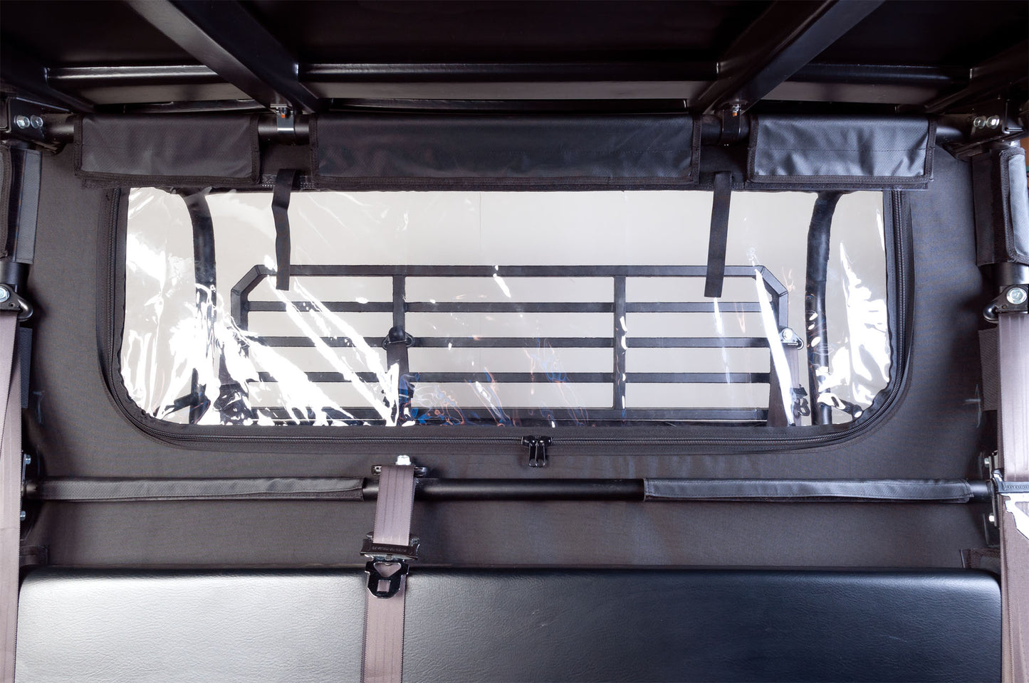 Seizmik # 04028 Rear Soft Dust and Window Panel – Kawasaki Mule Pro FX/FXT - JT Cycle & ATV