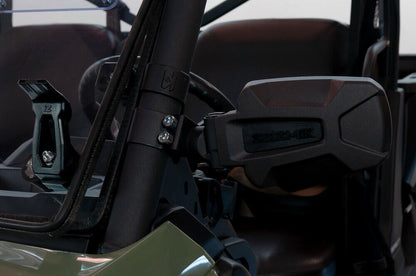 Can-Am Defender HD5 HD8 HD10 Full Front Folding Windshield 2016-2023 Seizmik Hardcoated Scratch Resistant