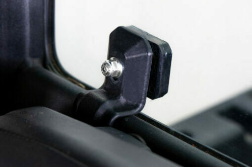 Seizmik Hard Rear Folding Windshield Cab Back Panel Can Am Defender Dust Stopper