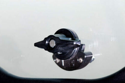 Seizmik Hard Rear Folding Windshield Cab Back Panel Can Am Defender Dust Stopper