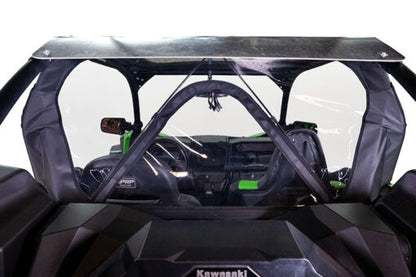 Seizmik Soft Rear Windshield Cab Back Dustopper for Kawasaki Teryx KRX1000 KRX