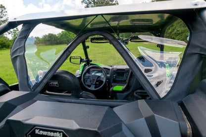 Seizmik Soft Rear Windshield Cab Back Dustopper for Kawasaki Teryx KRX1000 KRX