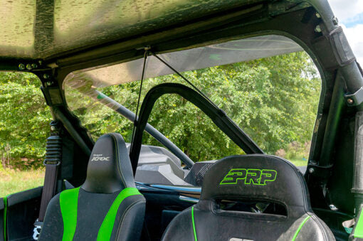 Seizmik Soft Rear Windshield Cab Back Dustopper for Kawasaki Teryx KRX1000 KRX