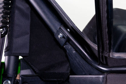 Seizmik Soft Rear Windshield Cab Back Dustopper for Kawasaki Teryx KRX1000 KRX