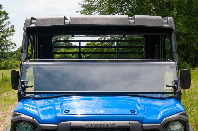 Seizmik # 26095 Windshield Versa-Fold (Scratch Resistant Poly) — Kawasaki Mule Pro FX & FXT - JT Cycle & ATV