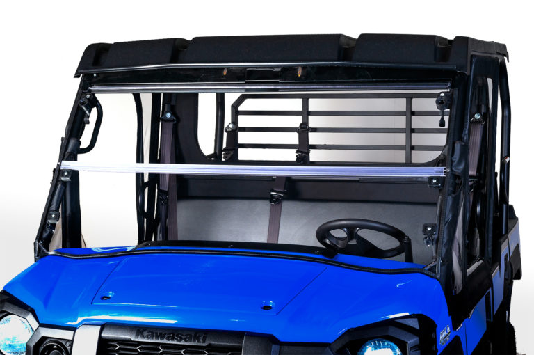 Seizmik #26094 Windshield Versa-Fold (UV Resistant Poly) — Kawasaki Mule Pro FX & FXT - JT Cycle & ATV