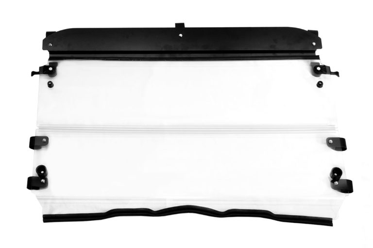 Seizmik #23079 Windshield Versa-Fold (UV Resistant Poly) — Polaris Mid-Size Round Tube Ranger 2010-2014 Models - JT Cycle & ATV