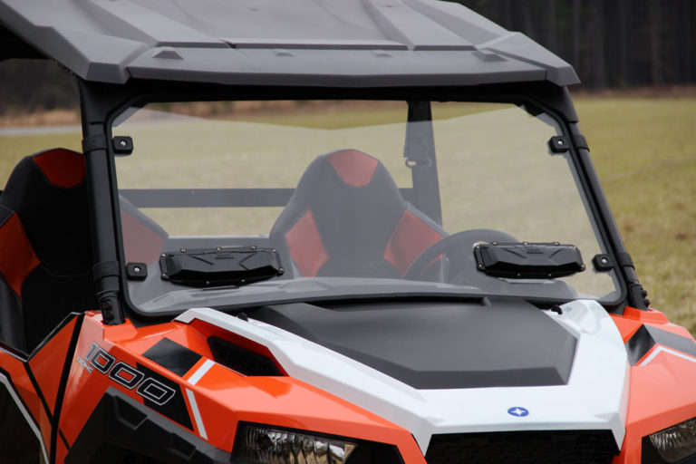 Seizmik #25020 Windshield Versa-Vent (Hard Poly) – Polaris General 1000 - JT Cycle & ATV