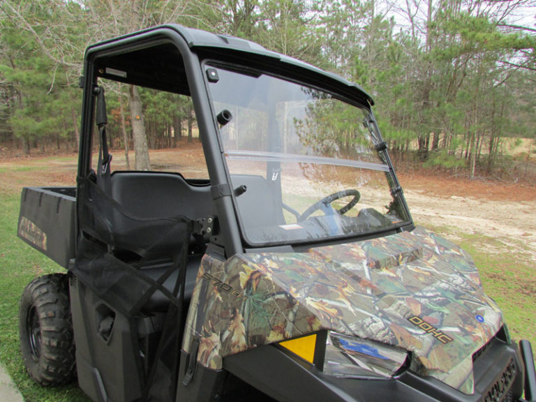 Seizmik  # 25003 Windshield Versa-Fold (Hard Poly) – Polaris Mid-Size Pro-Fit Ranger 2015+ - JT Cycle & ATV