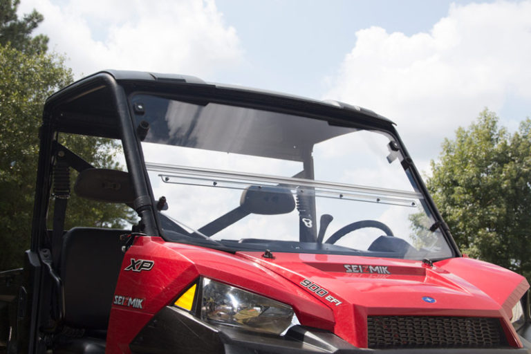 Seizmik # 24001 Windshield Versa-Fold (Uncoated Poly) – Polaris Full Size Pro-Fit Ranger XP900 1000 - JT Cycle & ATV