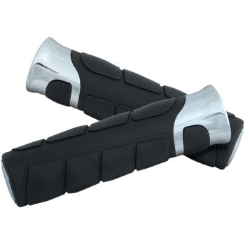 Show Chrome Accessories Street Motorcycle Solace Grips for 7/8" or 1" Handlebars - JT Cycle & ATV