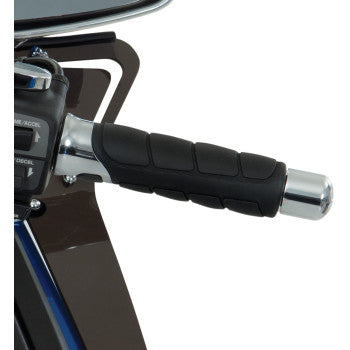 Show Chrome Accessories Street Motorcycle Solace Grips for 7/8" or 1" Handlebars - JT Cycle & ATV