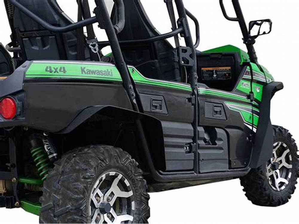 KAWASAKI TERYX-4 2016+ FENDER FLARES (set of four) Front / Rear Overfenders - JT Cycle & ATV