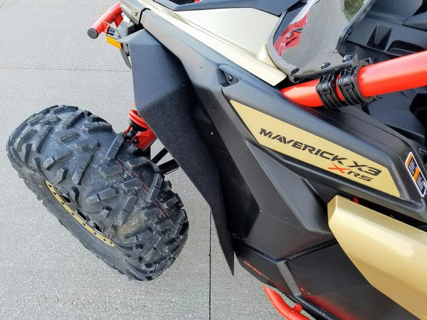 SPIKE OVER FENDERS FENDER FLARES BLK SET of 4 Front & Rear Can Am Maverick X3 - JT Cycle & ATV