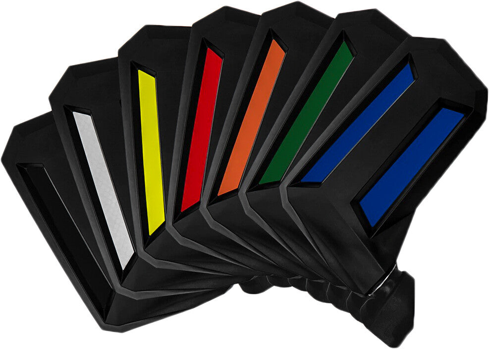 Spike Power Sports RE-FLEX Adjustable Side View Mirrors Set 1.625"-1.75" CLAMP (PAIR) - JT Cycle & ATV