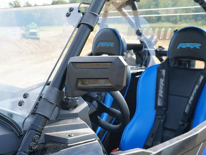 Spike Power Sports RE-FLEX Adjustable Side View Mirrors Set 1.625"-1.75" CLAMP (PAIR) - JT Cycle & ATV