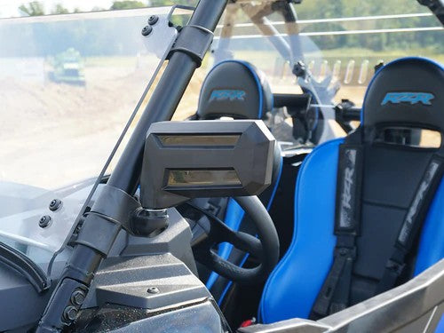 Spike Power Sports RE-FLEX Adjustable Side View Mirrors Set Pro Fit Polaris CLAMP (PAIR) - JT Cycle & ATV